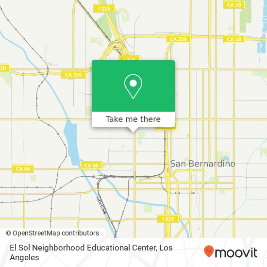 El Sol Neighborhood Educational Center map