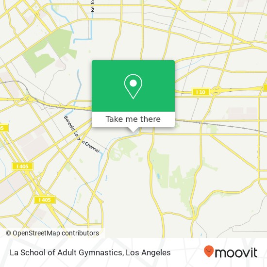 La School of Adult Gymnastics map