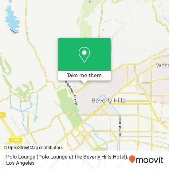 Polo Lounge (Polo Lounge at the Beverly Hills Hotel) map