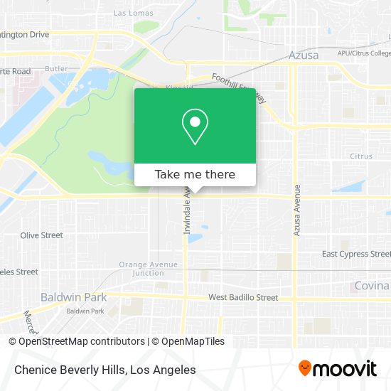 Chenice Beverly Hills map