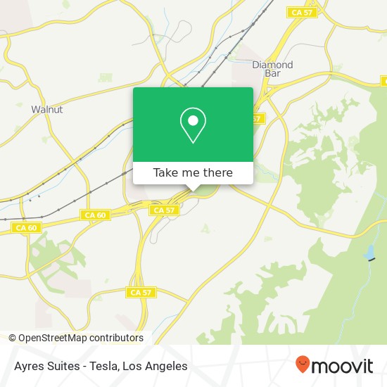 Mapa de Ayres Suites - Tesla