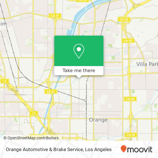 Mapa de Orange Automotive & Brake Service