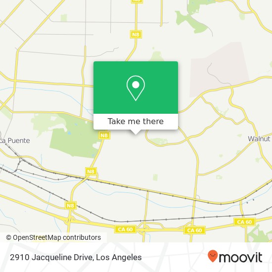2910 Jacqueline Drive map