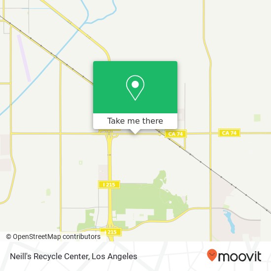 Mapa de Neill's Recycle Center