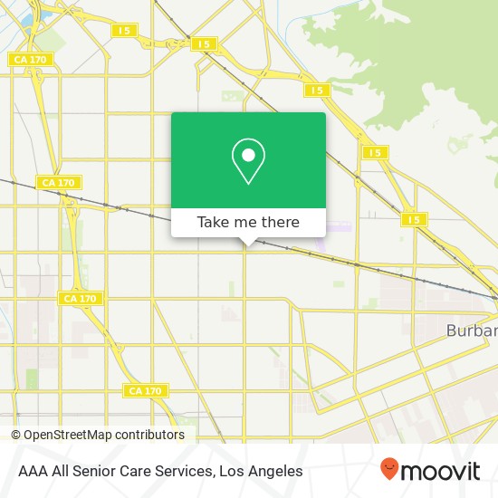 AAA All Senior Care Services map