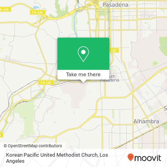 Korean Pacific United Methodist Church map