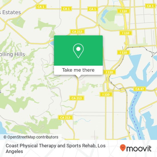 Mapa de Coast Physical Therapy and Sports Rehab