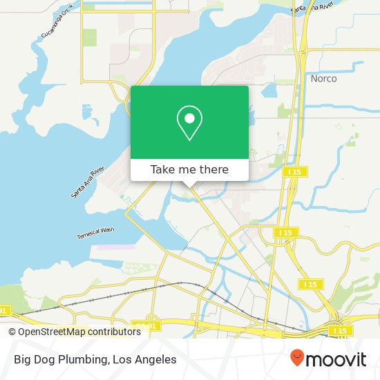 Mapa de Big Dog Plumbing