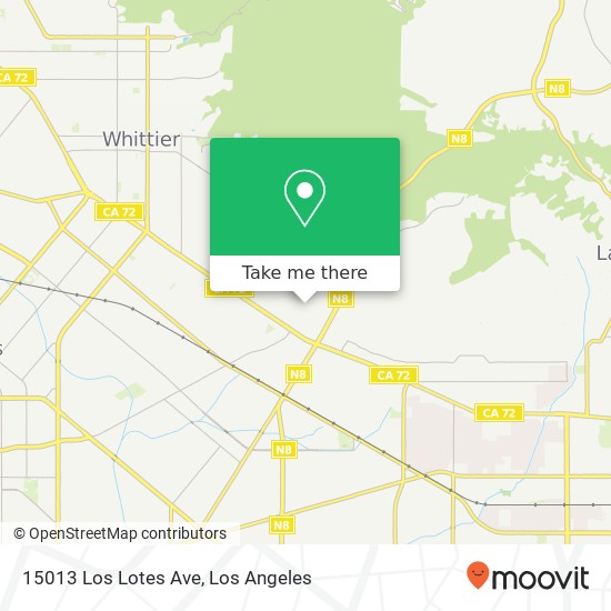 15013 Los Lotes Ave map