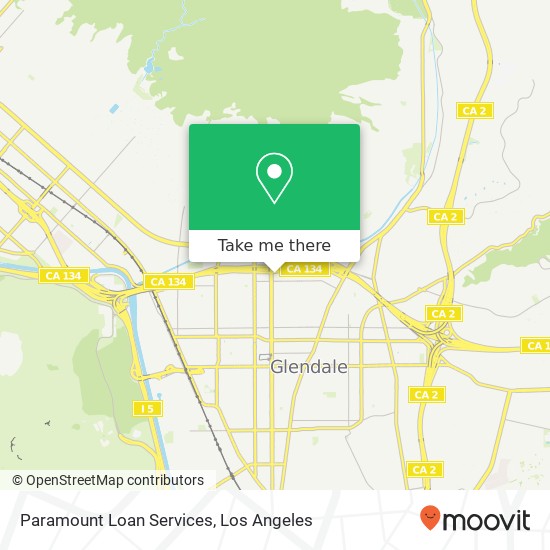 Mapa de Paramount Loan Services