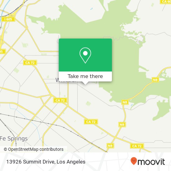 13926 Summit Drive map