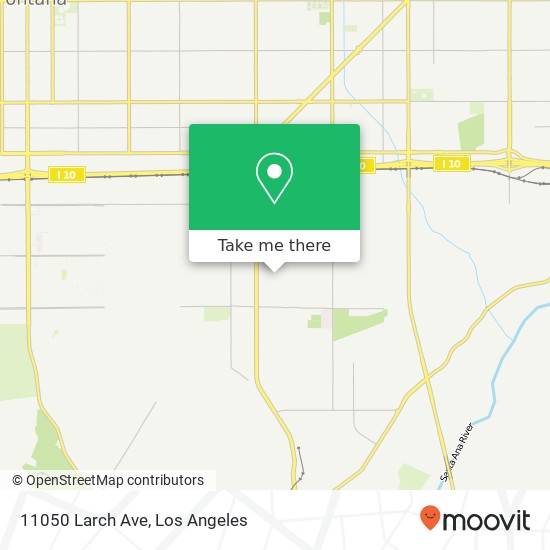 Mapa de 11050 Larch Ave