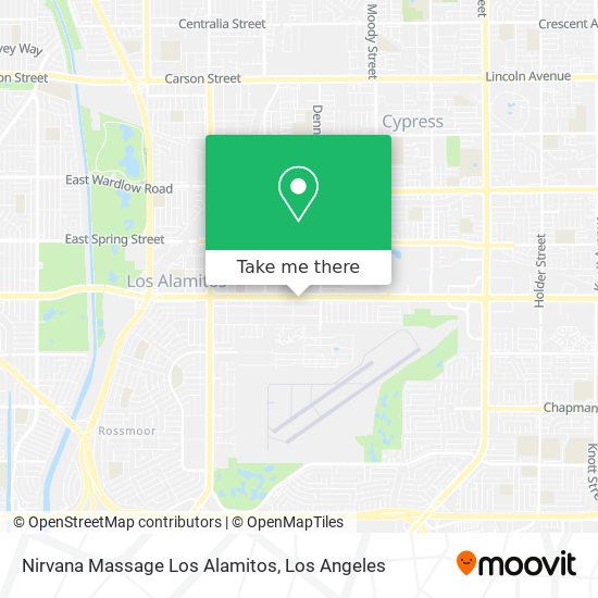 Nirvana Massage Los Alamitos map