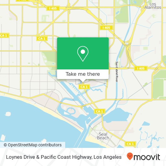 Loynes Drive & Pacific Coast Highway map