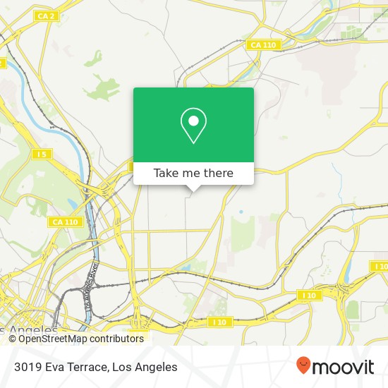 3019 Eva Terrace map