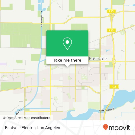 Eastvale Electric map