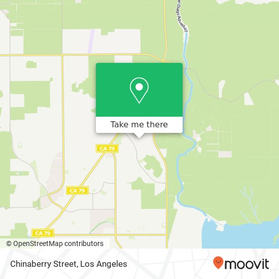 Chinaberry Street map