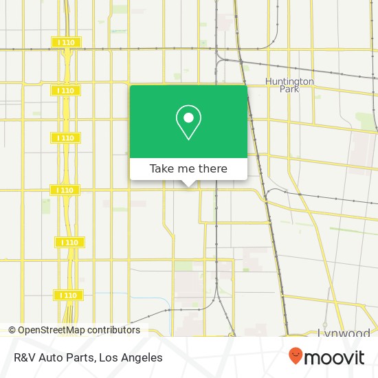 R&V Auto Parts map