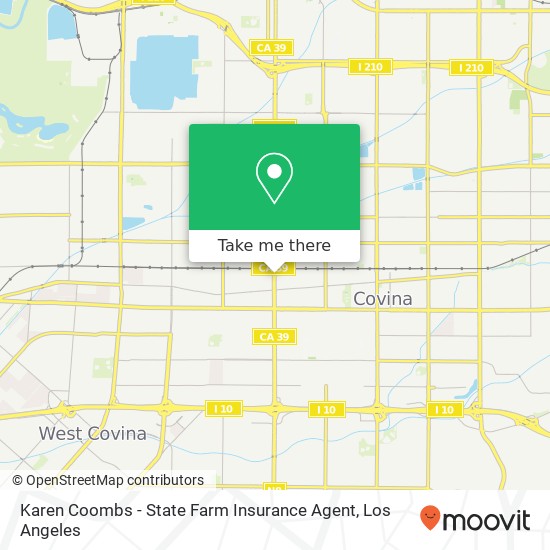 Karen Coombs - State Farm Insurance Agent map