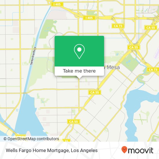 Mapa de Wells Fargo Home Mortgage