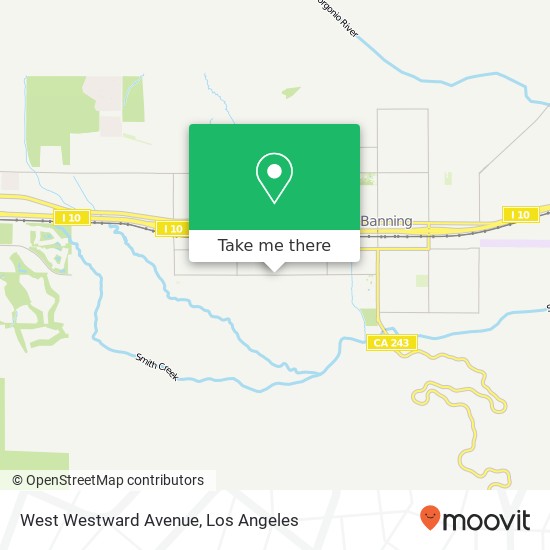 Mapa de West Westward Avenue