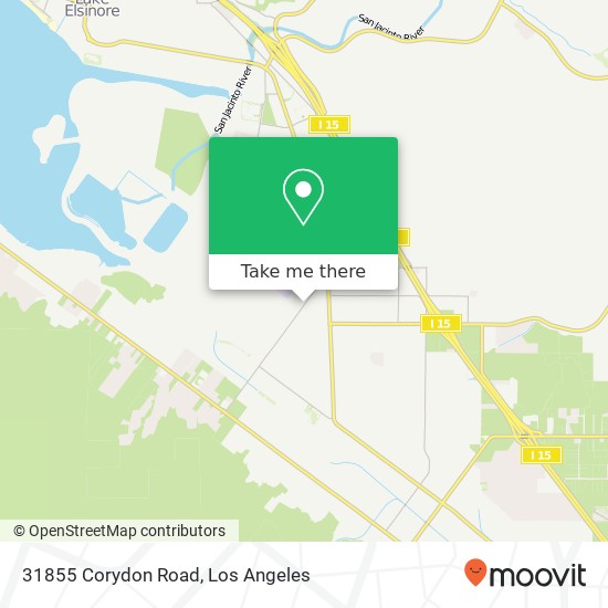 Mapa de 31855 Corydon Road