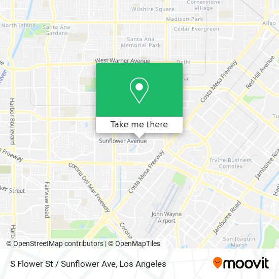 S Flower St / Sunflower Ave map