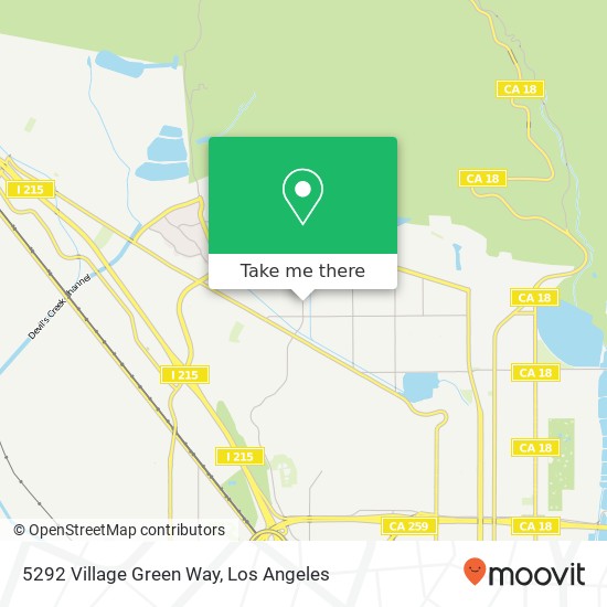 Mapa de 5292 Village Green Way