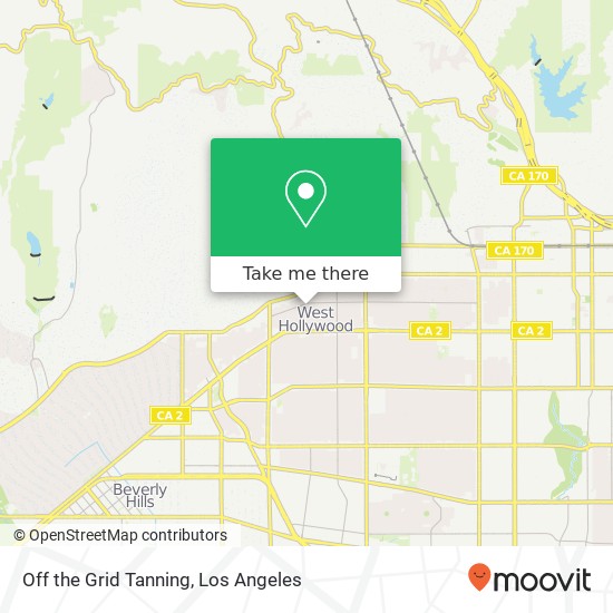 Off the Grid Tanning map
