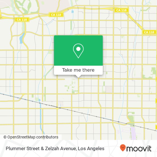 Mapa de Plummer Street & Zelzah Avenue