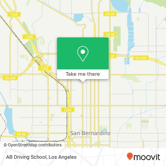 AB Driving School map