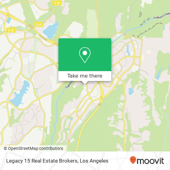 Legacy 15 Real Estate Brokers map