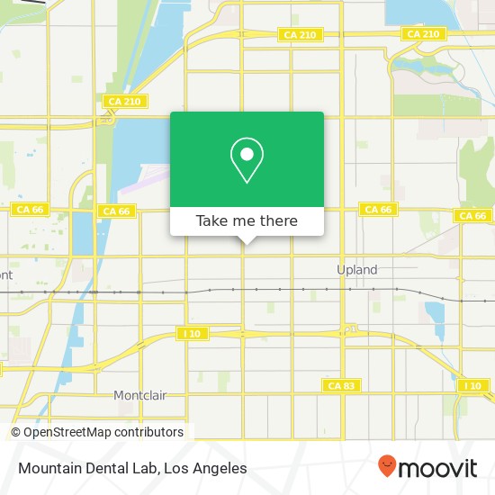 Mountain Dental Lab map