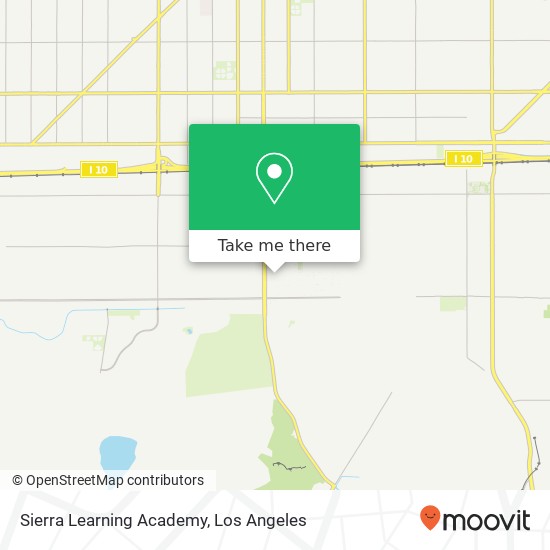 Sierra Learning Academy map