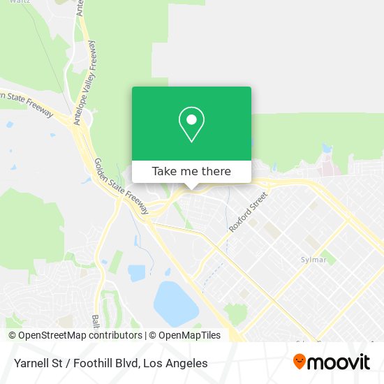 Mapa de Yarnell St / Foothill Blvd