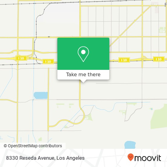 Mapa de 8330 Reseda Avenue