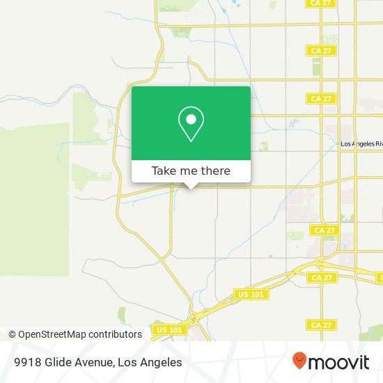 9918 Glide Avenue map