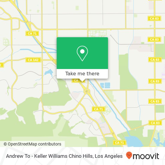 Andrew To - Keller Williams Chino Hills map