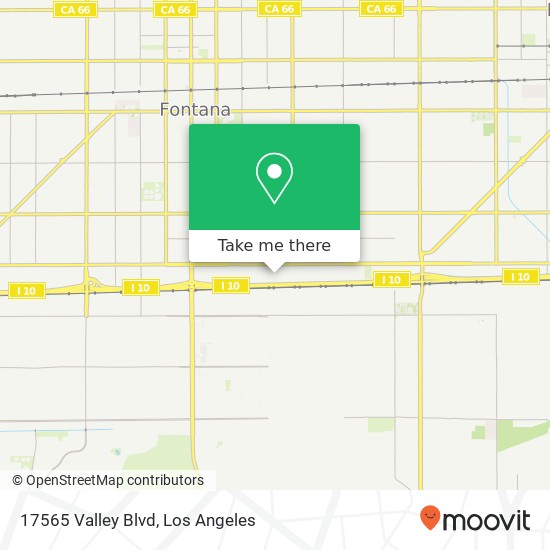 17565 Valley Blvd map