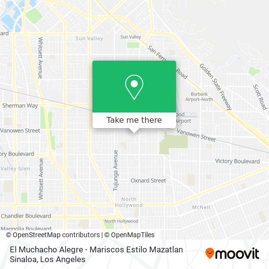 Mapa de El Muchacho Alegre - Mariscos Estilo Mazatlan Sinaloa