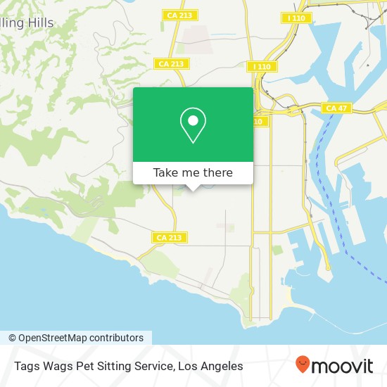 Tags Wags Pet Sitting Service map