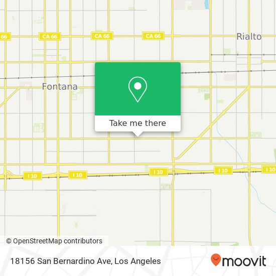 18156 San Bernardino Ave map