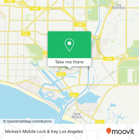Mapa de Mickey's Mobile Lock & Key
