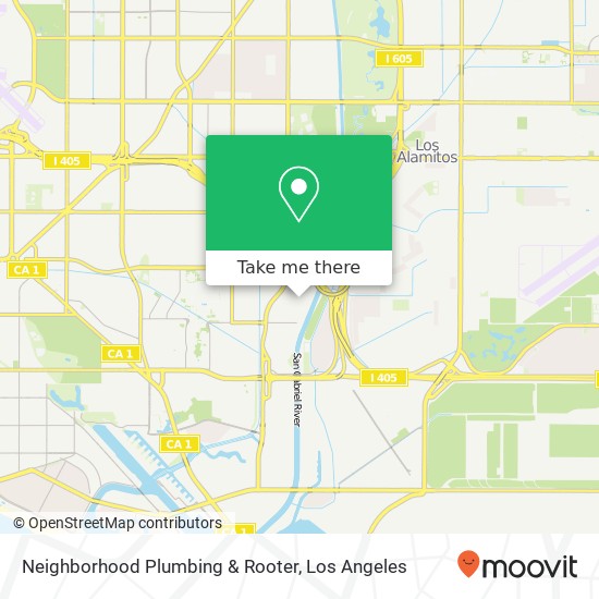 Mapa de Neighborhood Plumbing & Rooter