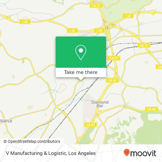 V Manufacturing & Logistic map