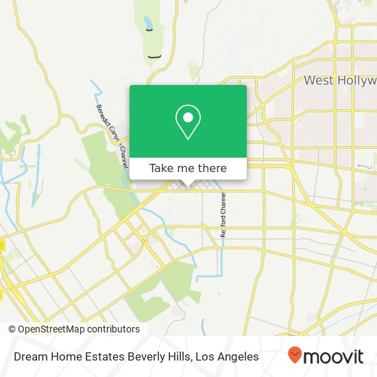 Dream Home Estates Beverly Hills map