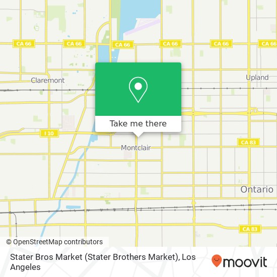 Mapa de Stater Bros Market (Stater Brothers Market)