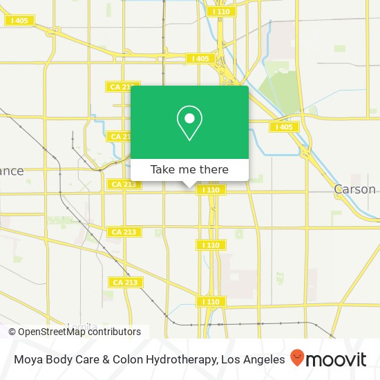 Moya Body Care & Colon Hydrotherapy map