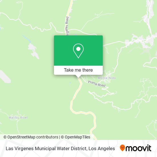 Mapa de Las Virgenes Municipal Water District
