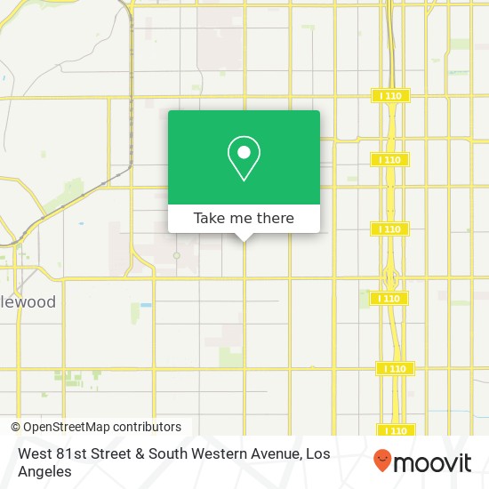 Mapa de West 81st Street & South Western Avenue